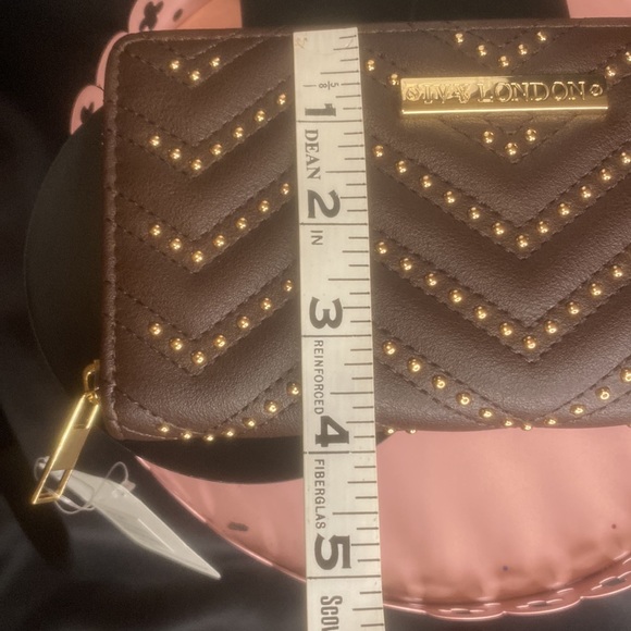 IVY LONDON dark coffee Color with Gold hardware! NEW WITH TAGS! - Picture 12 of 13